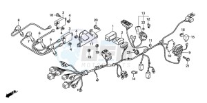 CBF600S drawing WIRE HARNESS (CBF600N/NA)