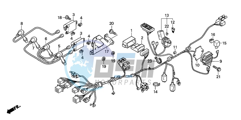 WIRE HARNESS (CBF600N/NA)