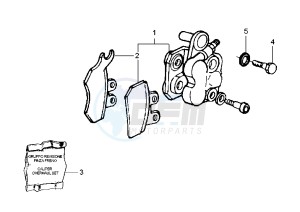 X9 250 drawing Brake caliper