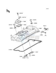 VERSYS KLE650CCF XX (EU ME A(FRICA) drawing Cylinder Head Cover