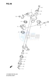 LT-F400 (P28-P33) drawing STEERING SHAFT