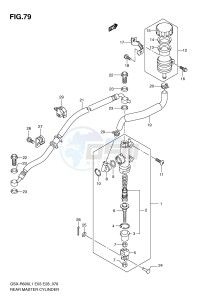 GSX-R600 (E3) drawing REAR MASTER CYLINDER