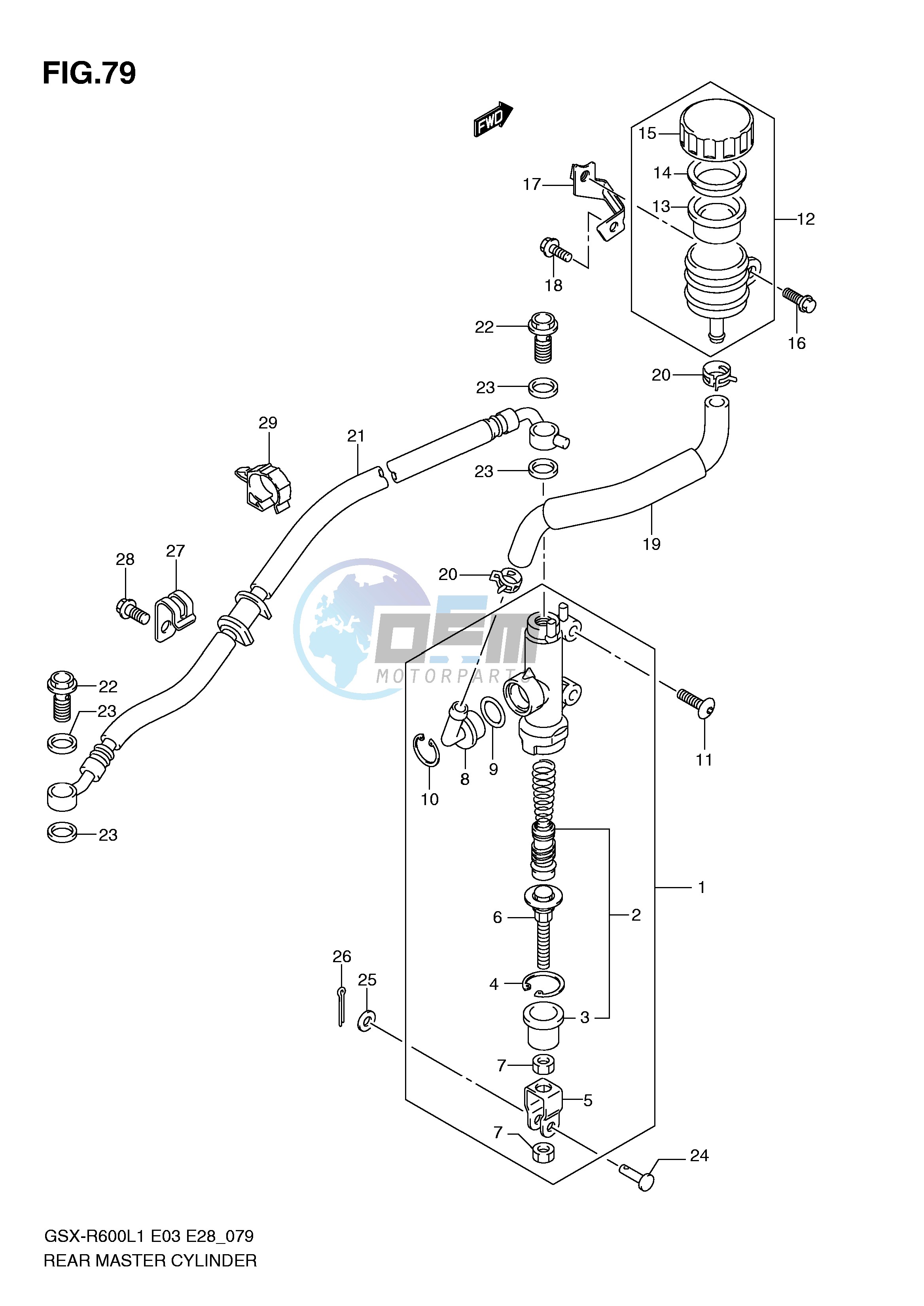 REAR MASTER CYLINDER