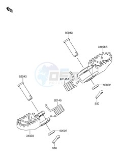 RM65 (E3) drawing FOOTREST