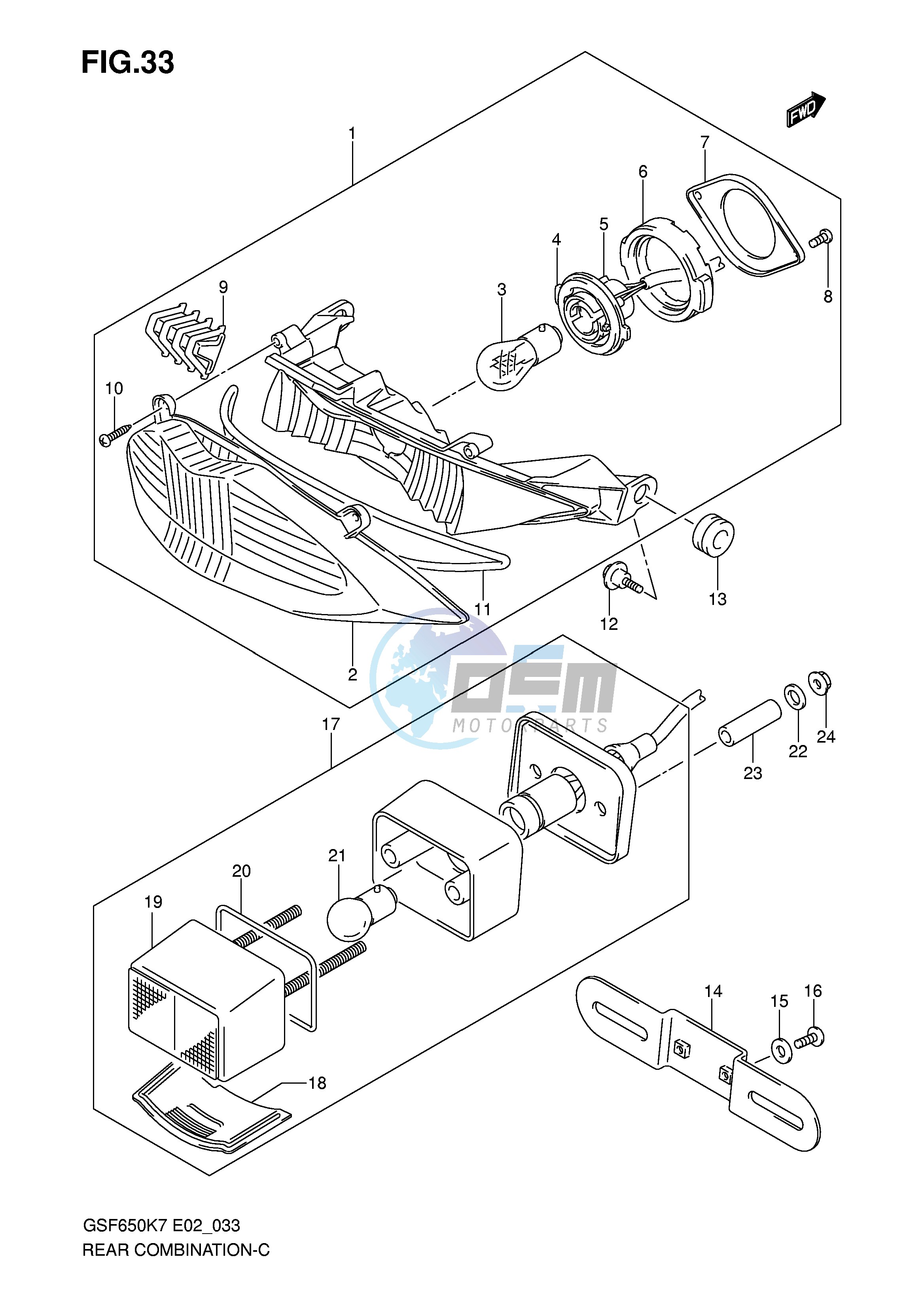 REAR COMBINATION LAMP