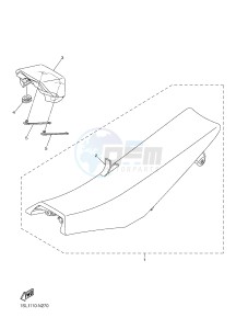 WR250F (2GBC 2GBD 2GBE) drawing SEAT