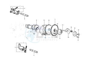 GRANTURISMO 125-200 drawing Camshaft