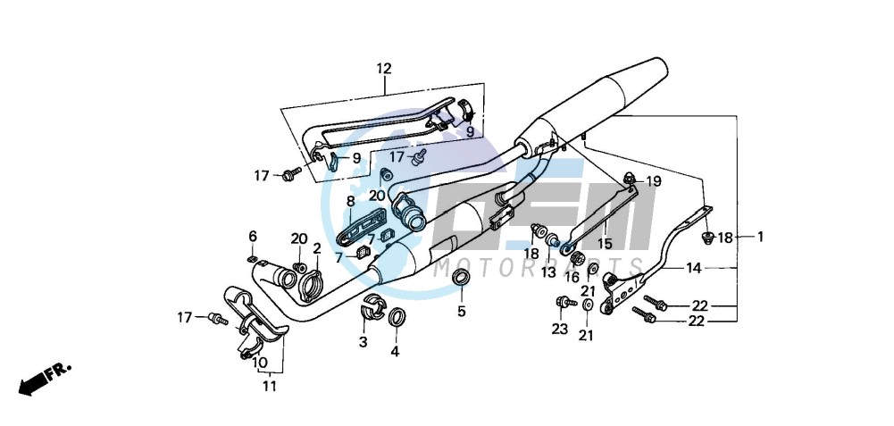 EXHAUST MUFFLER