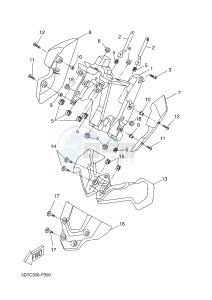 MT125 MT-125 (BR33 BR33 BR33 BR33 BR33) drawing COWLING 2