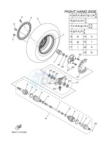 YXE700ES YXE70WPSG WOLVERINE R-SPEC EPS SE (BN52) drawing FRONT WHEEL 2