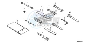 CBR300RAF CBR300RA Europe Direct - (ED) drawing TOOLS