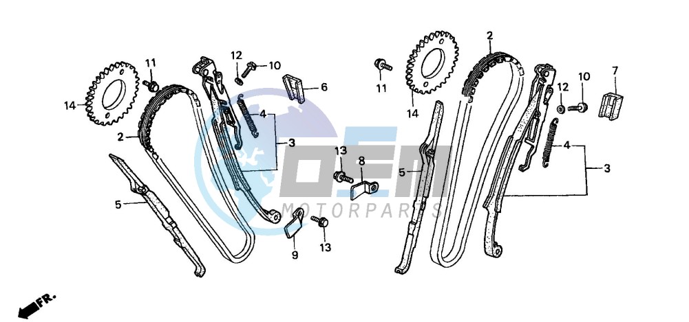 CAM CHAIN/TENSIONER