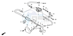 XR125L drawing AIR SUCTION VALVE