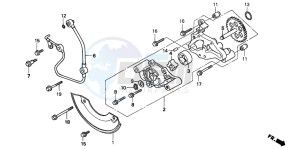 TRX300FW FOURTRAX 300 4X4 drawing OIL PUMP