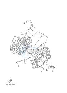 TT-R50E (1P6W 1P6X) drawing CRANKCASE