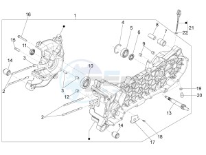 Typhoon 50 4T 4V E2 (NAFTA) USA drawing Crankcase