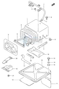 LT-F300 (E24) drawing REAR BOX