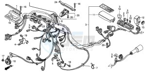 CBR600RR drawing WIRE HARNESS