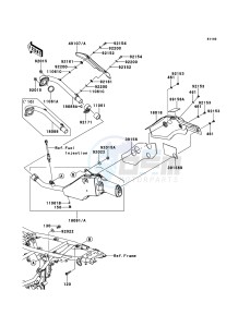 D-TRACKER 125 KLX125DCF XX (EU ME A(FRICA) drawing Muffler(s)