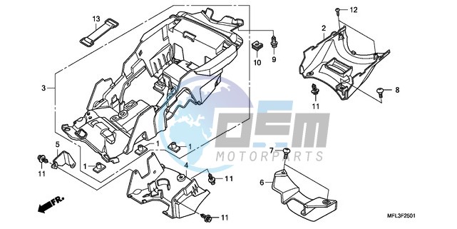 REAR FENDER (CBR1000RA)