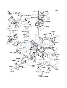 VN900_CLASSIC VN900B7F GB XX (EU ME A(FRICA) drawing Frame Fittings