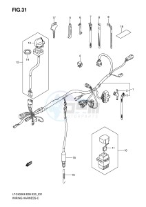 LT-Z400 (E28-E33) drawing WIRING HARNESS