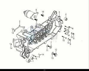 SYMPHONY CARGO 50 (AY05W9-EU) (E5) (M1) drawing L. CRANK CASE