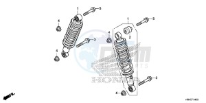 TRX500FE2H Europe Direct - (ED) drawing FRONT CUSHION