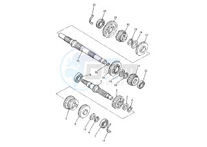 XVZ TF ROYAL STAR VENTURE 1300 drawing TRANSMISSION