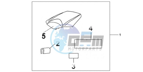 REAR SEAT COWL REPSOL