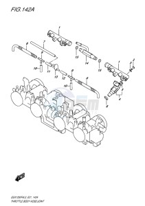 GSX-1250F ABS EU drawing THROTTLE BODY HOSE-JOINT