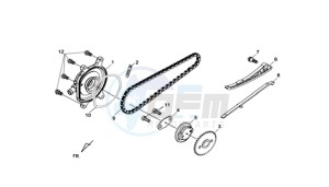 MAXSYM 400I (L8) EU drawing CYLINDER HEAD ZIJLID