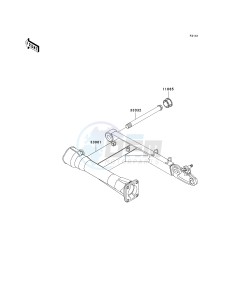 VN 1600 G [VULCAN 1600 NOMAD] (6F) G6F drawing SWINGARM