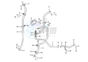 X9 180 Amalfi drawing Brake hose