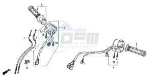 VFR800A drawing SWITCH/CABLE