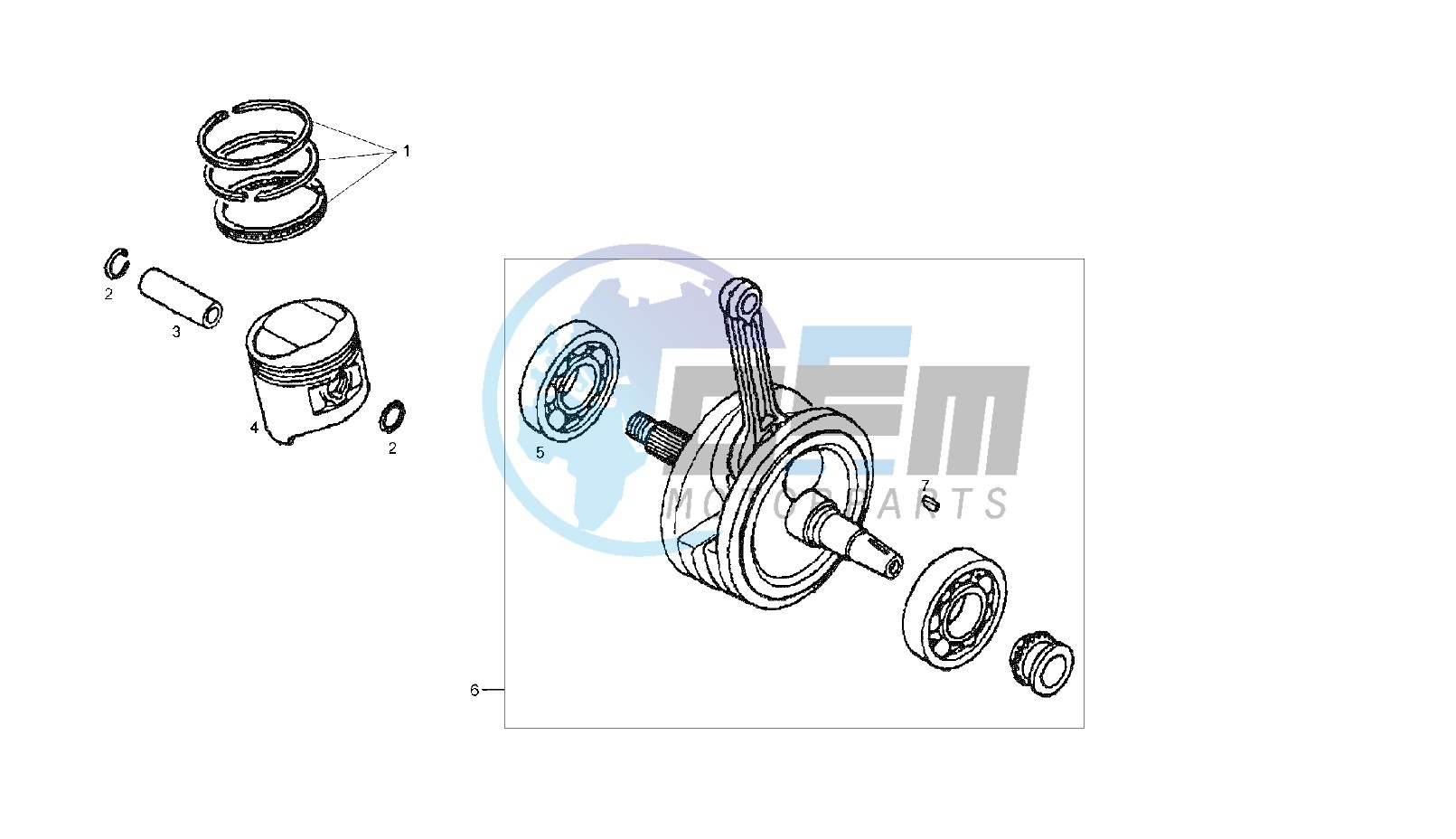 CRANKSHAFT - PISTON