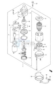 DF 40A drawing Starting Motor