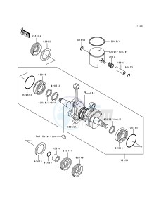 JS 440 [JS440] (A15-A16) [JS440] drawing CRANKSHAFT_PISTON