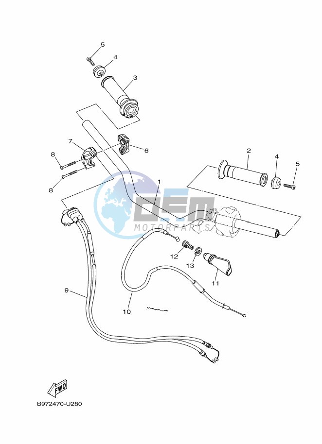 STEERING HANDLE & CABLE