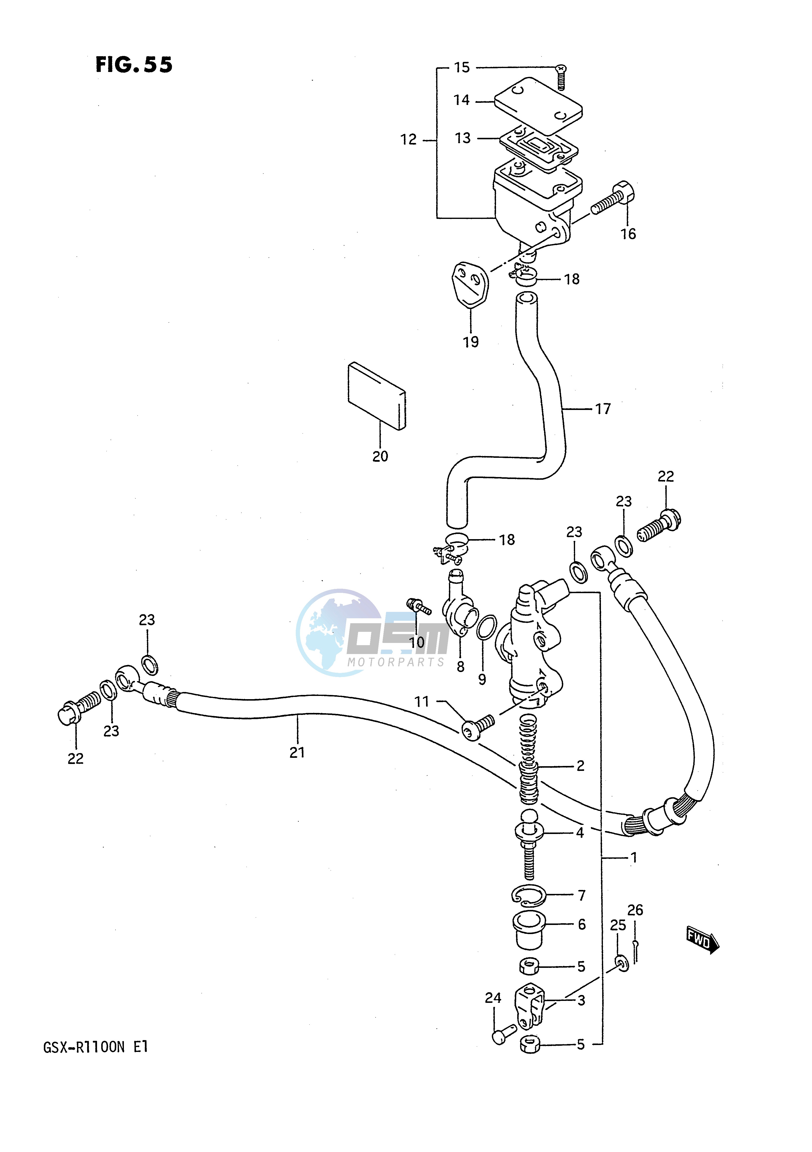 REAR MASTER CYLINDER