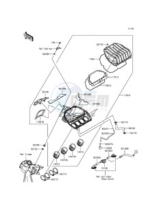 NINJA_ZX-6R ZX636EFFA FR GB XX (EU ME A(FRICA) drawing Air Cleaner