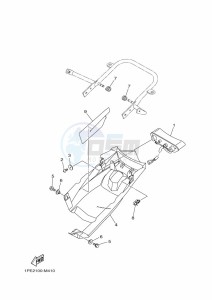 YFM700R (BCX7) drawing TAILLIGHT