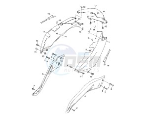 YP R X-MAX 250 drawing REAR BODY