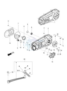 SR 150 4T-3V (EMEA-LATAM) drawing Transmission cover