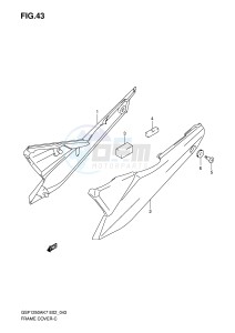 GSF1250 (E2) Bandit drawing FRAME COVER