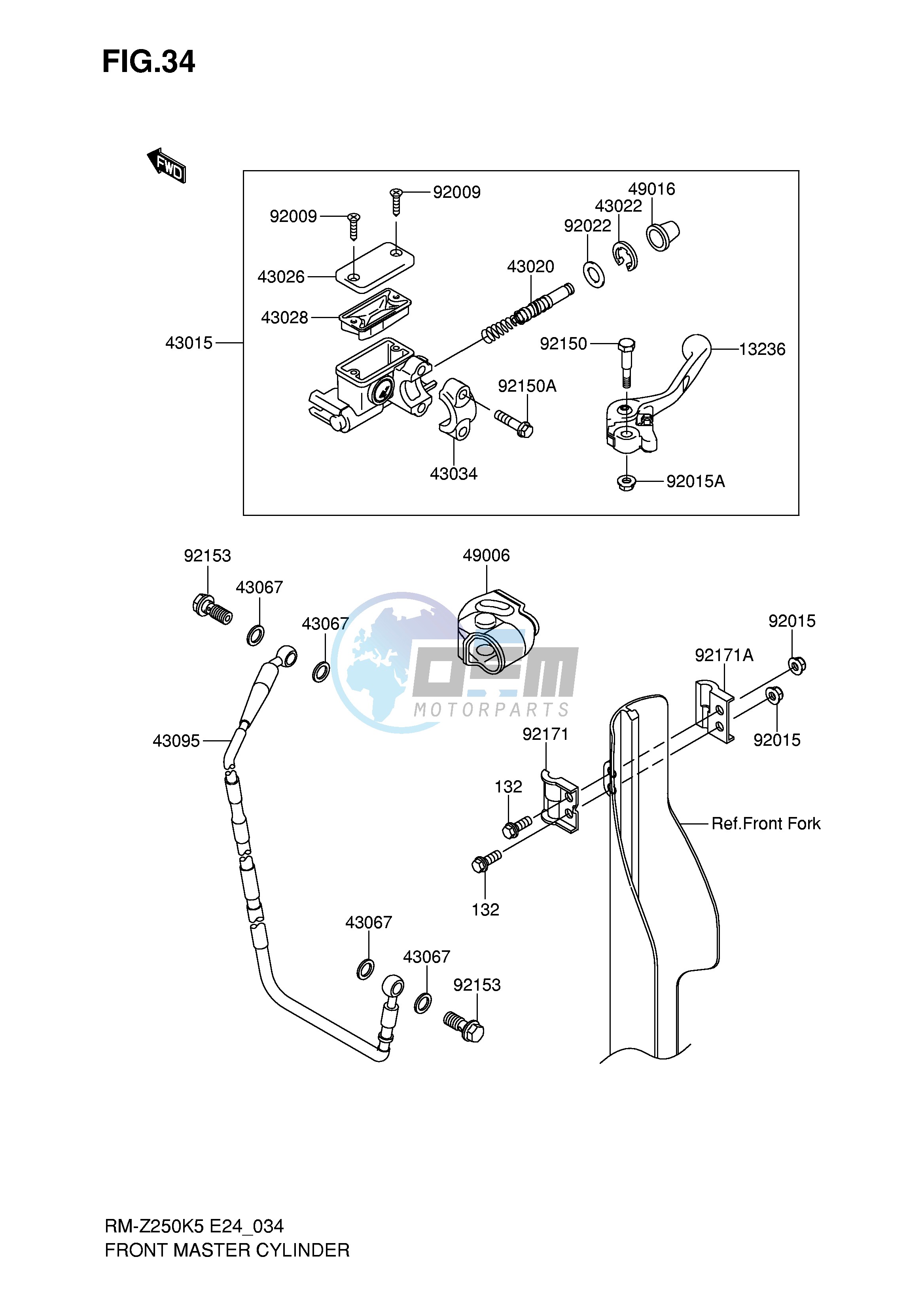 FRONT MASTER CYLINDER