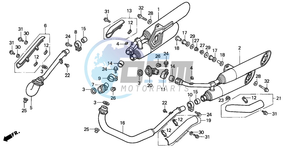 EXHAUST MUFFLER