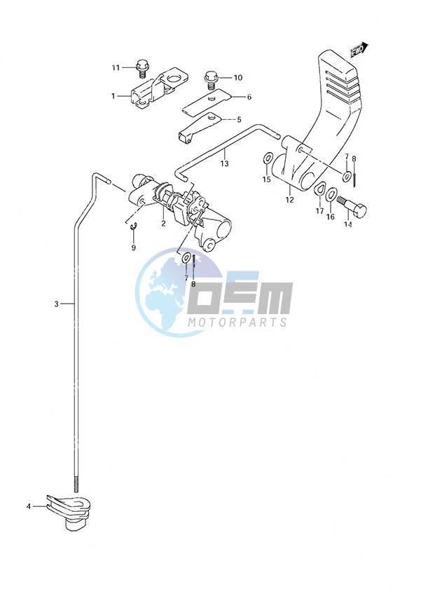 Clutch Shaft Non-Remote Control