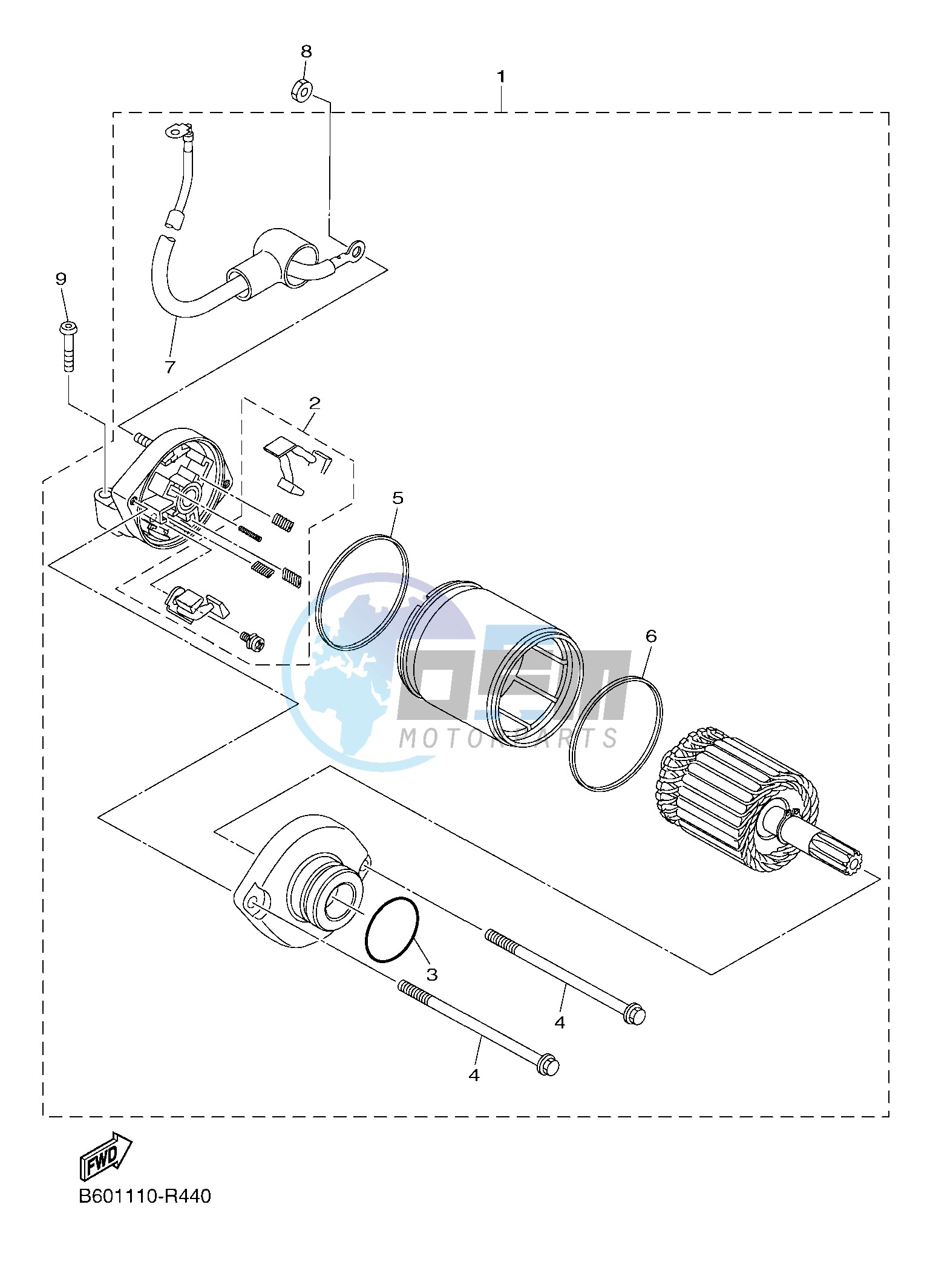 STARTING MOTOR