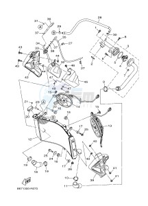 MTN1000 MT-10 MT-10 (B677) drawing RADIATOR & HOSE